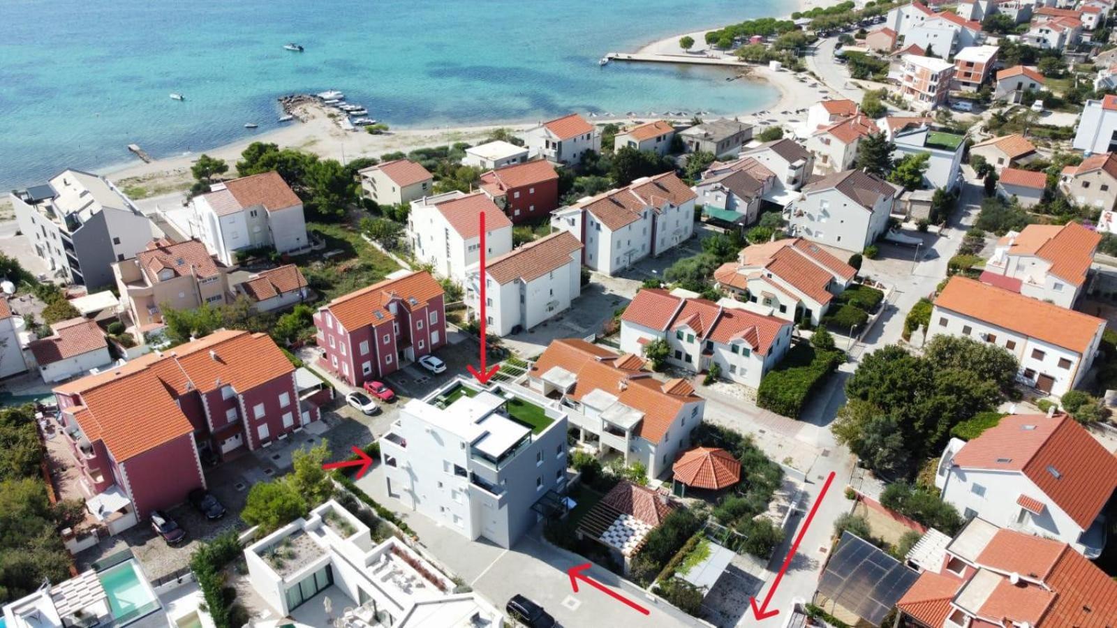Apartman Benmi Vodice Bagian luar foto